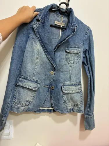 Jaqueta jeans feminina 