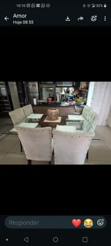 Vendo Mesa Tampo de Vidro