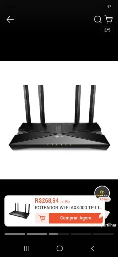 Roteador TP Link AX 3000