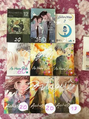 Livros mangas manhwa japonês coreano 