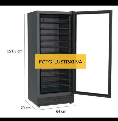 Adega Vemax 83 garrafas 120v fonte queimada despego 