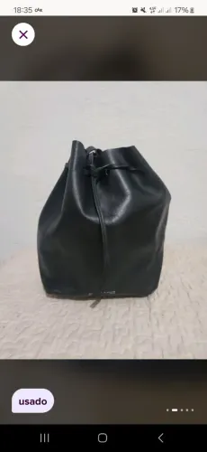 Bolsa Saco Beatnik and son, couro legítimo