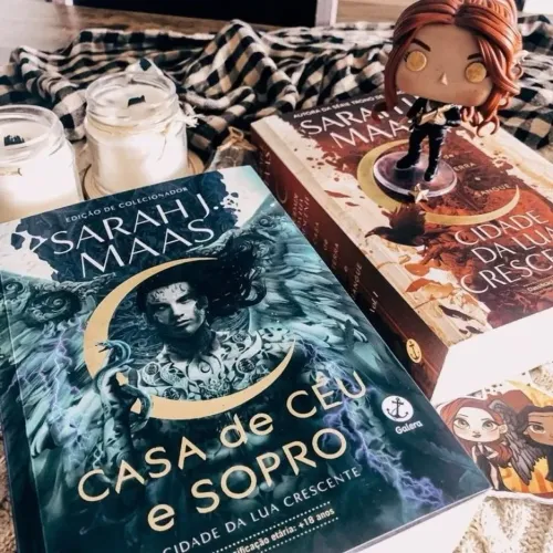 Sarah J.Mass CIDADE DA LUA CRESCENTE + CASA DE CÉU E SOPRO