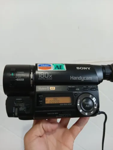 Filmadora sony handycan TR315 funcionando 