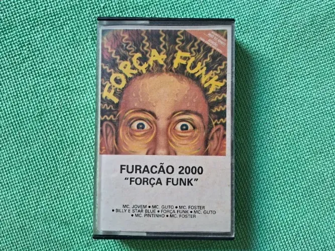 Fita K7 Furacão 2000 Força Funk 1990