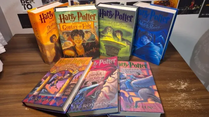 Box Harry Potter Hardcover (1-7) | Capa Dura | Inglês | Excelente Estado