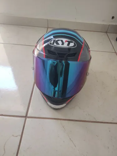 Capacete kyt mazlab número 58 vizeira Iridium