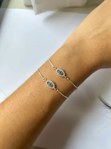 Pulseira Olho Grego Prata 925
