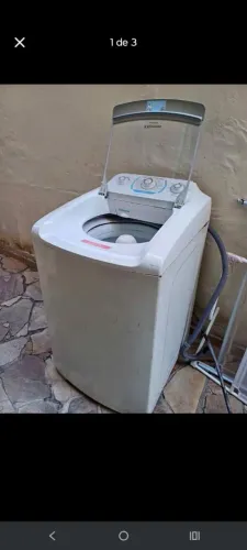 Máquina de lavar roupas Eletrolux 10 kilos voltagem 220 valor 250,00