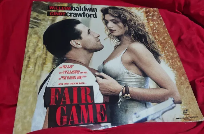 Laserdisc Filme Atração Explosiva (Fair Game - 1995) Widescreen - Raro Colecionador