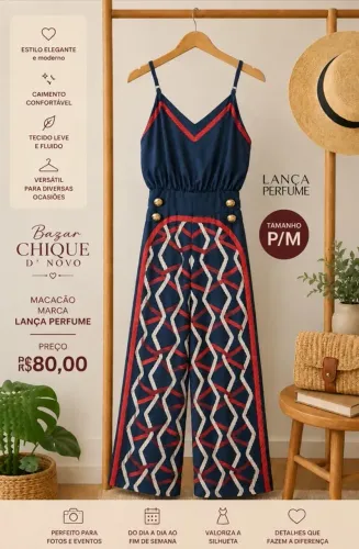Macacão Lança perfume