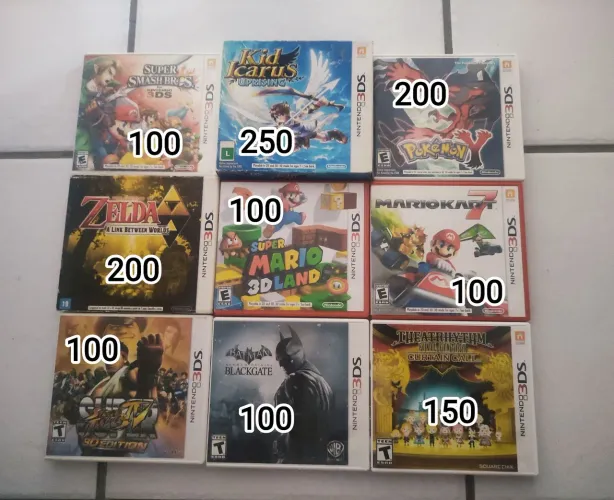 Jogos de Nintendo 3DS - Diversos Títulos