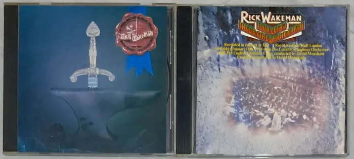 2 CDs Rick Wakeman - King Arthur + Journey To The Centre (Nacionais PolyGram)