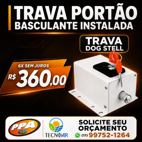 trava eletrica para portão eletronico