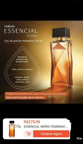 Perfume  Essencial Mirra Edição limitada