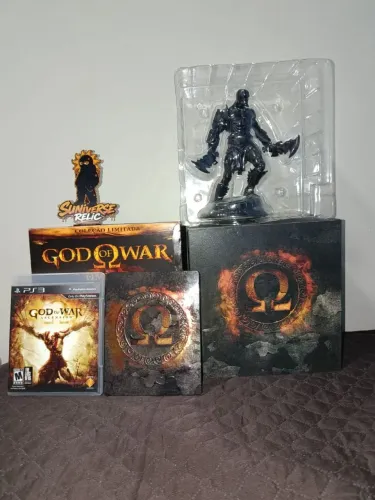 God of War Omega edição de colecionador numerada e coleção completa Gow
