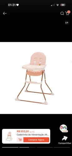 Cadeirinha alimentação
