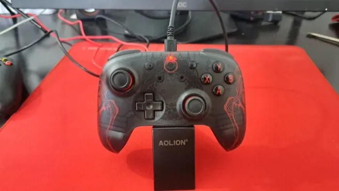 Controle Gamer 8BitDo Ultimate 2C Black Myth Wukong, Com Fio, Hall Effect + Suporte 