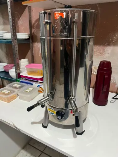 Cafeteira industrial elétrica inox 6L