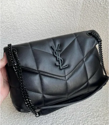 Bolsa feminina loulou saint laurent- preta