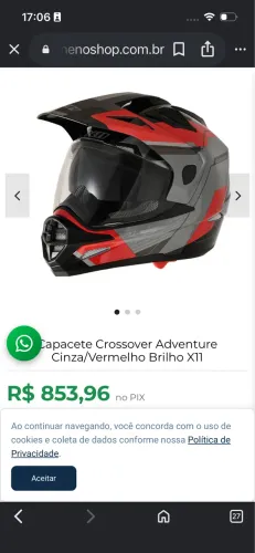 Vendo capacete da x11 desert  com viseira interna fume, muito novo  . Tamanho 60 . !