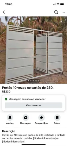 Portão 10x de 230