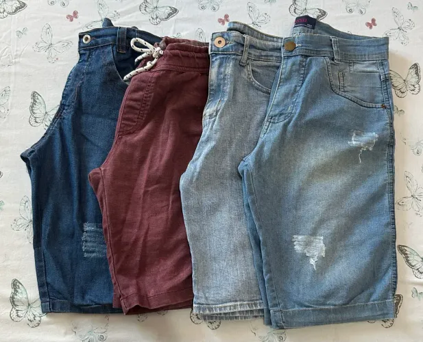 Bermuda jeans (MENINO - 12 a 14 ANOS)