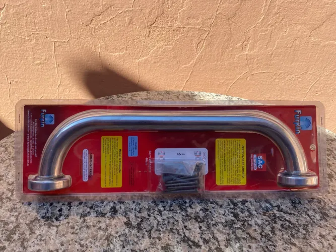 Barra de apoio 40cm (segurança e acessibilidade)