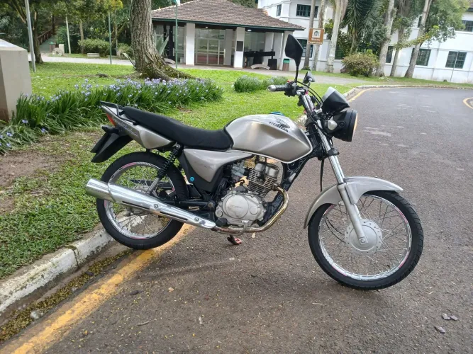 Honda cg 150 2008 partida elétrica passo no cartão até 24x