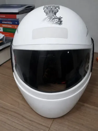Capacete Branco - Tamanho 58