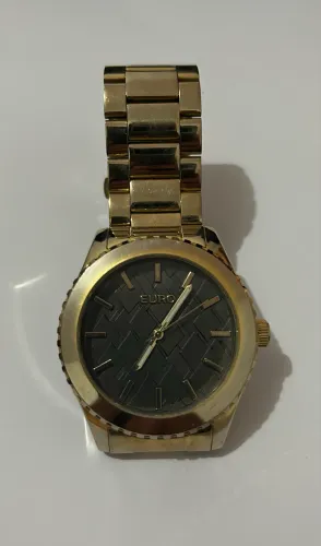 Relógio dourado original Euro