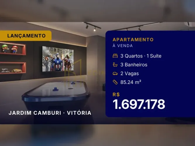 Apartamento Garden em Jardim Camburi: privacidade e estilo para você!