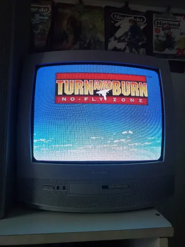 TURN AND BURN Super Nintendo