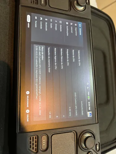 Steam Deck LCD 256GB + SD 256GB + Acessórios
