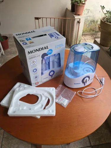 Mondial Umidificador de Ar Comfort Air 6, Branco/Azul, 35W, Bivolt - Aparelho novo