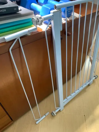 Grade de Proteção Aço Ajustável com extensor - Uso em Porta/Escada