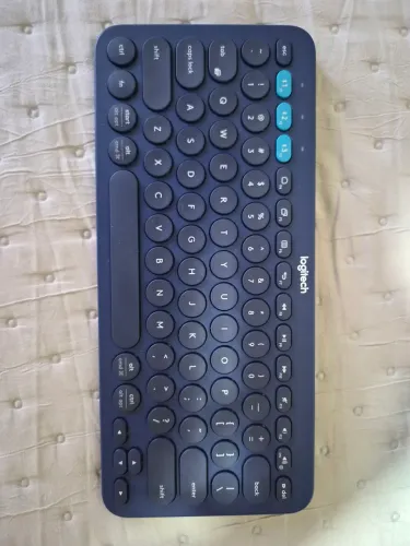 Teclado Logitech K380 Multi-Device sem fio Azul