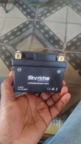 Bateria de lítio para motos 7 amperes
