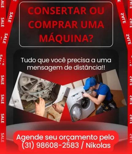Técnico de máquina de lavar