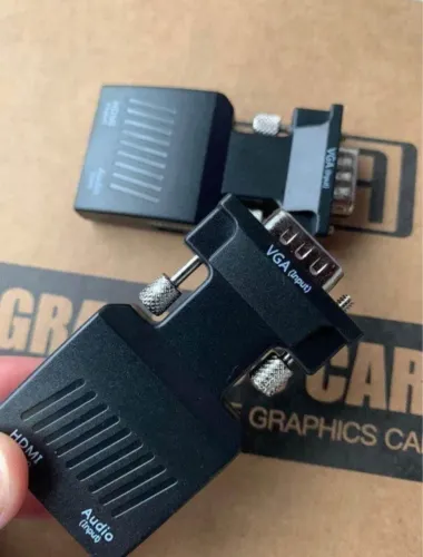 Conversor Vga pra Hdmi com áudio e vídeo