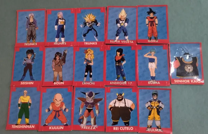 Figurinhas Dragon ball Z, 2 e 3