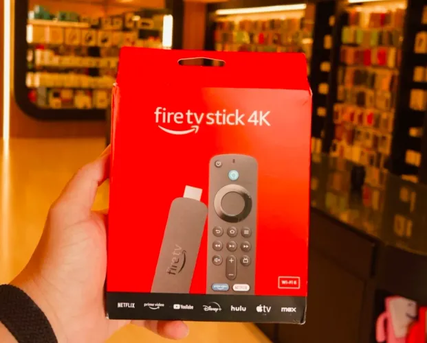 Firetv stick 4k (da amazon) última geração, novo