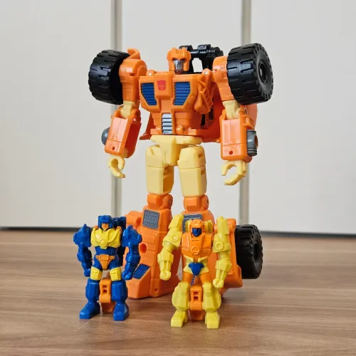 TRANSFORMERS THRILLING 30 SCOOP & TARGETMASTERS (USADO)