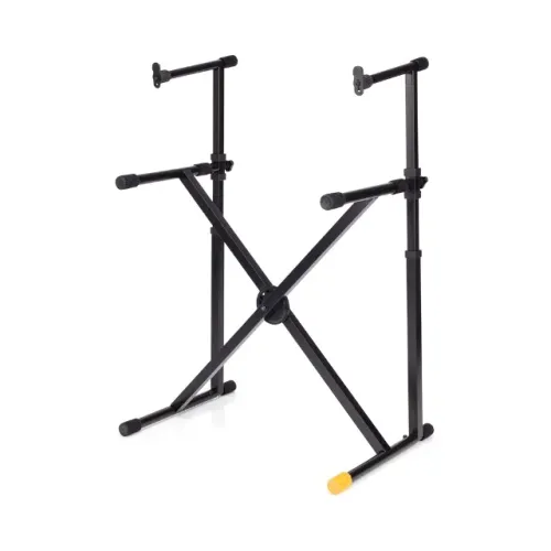 Suporte Hercules KS210B Ez-Lok Double Tier X para 2 Teclados