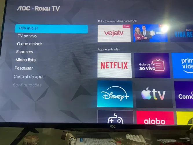 Tv semi nova 