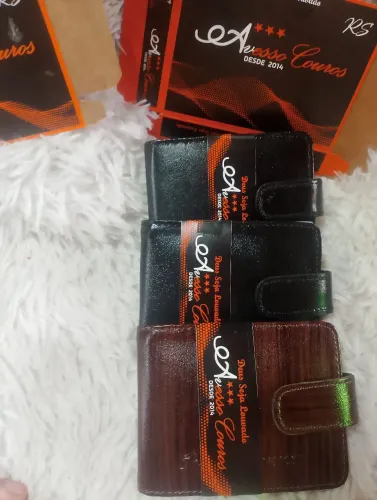 Carteiras masculinas lote com 06 unidades