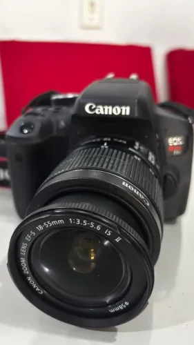 [KIT COMPLETO FOTO E VÍDEO] Canon T6i + Lente 18-55mm + Cartão 64GB + Câmera Foto Polaroid