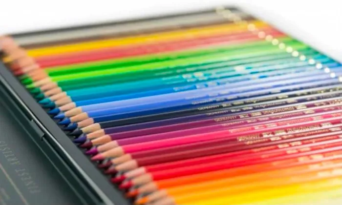 Lápis de Cor Faber-Castell Polychromos 110060 Estojo de Metal Com 60 Cores
