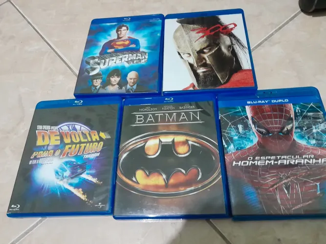 Blu-ray Seleção A partir de 19 reais / Batman 1989 / Superman / De Volta Para o Futuro / +