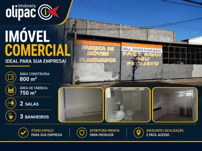 Galpão para alugar, 800 m² por R$ 14.300,00 - Jardim Presidente Dutra - Guarulhos/SP